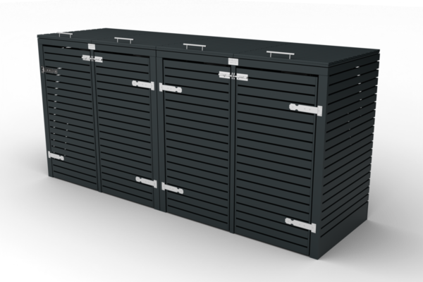 4 containers | Met deuren